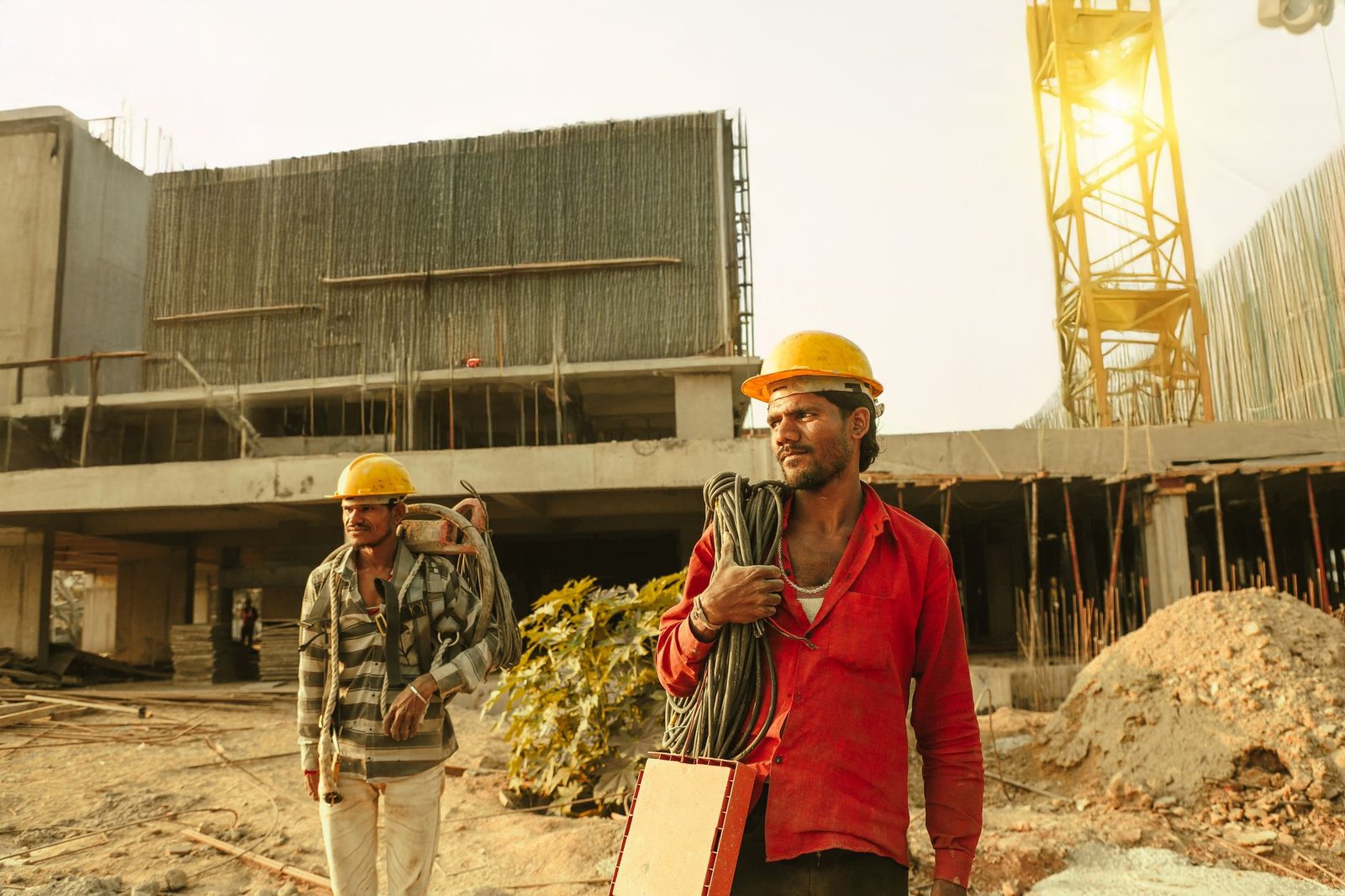 Le responsable de chantier Cabmi sur un chantier à Lyon