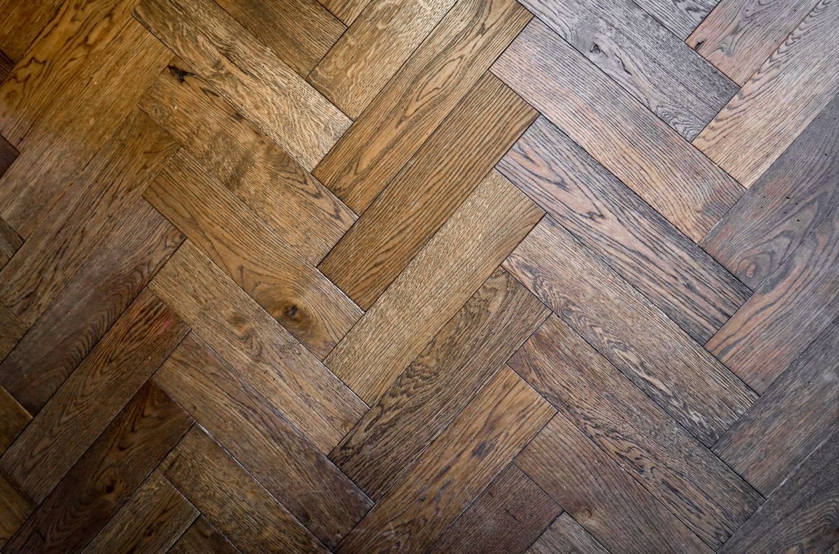 Parquet en point de Hongrie posé dans un appartement lyonnais
