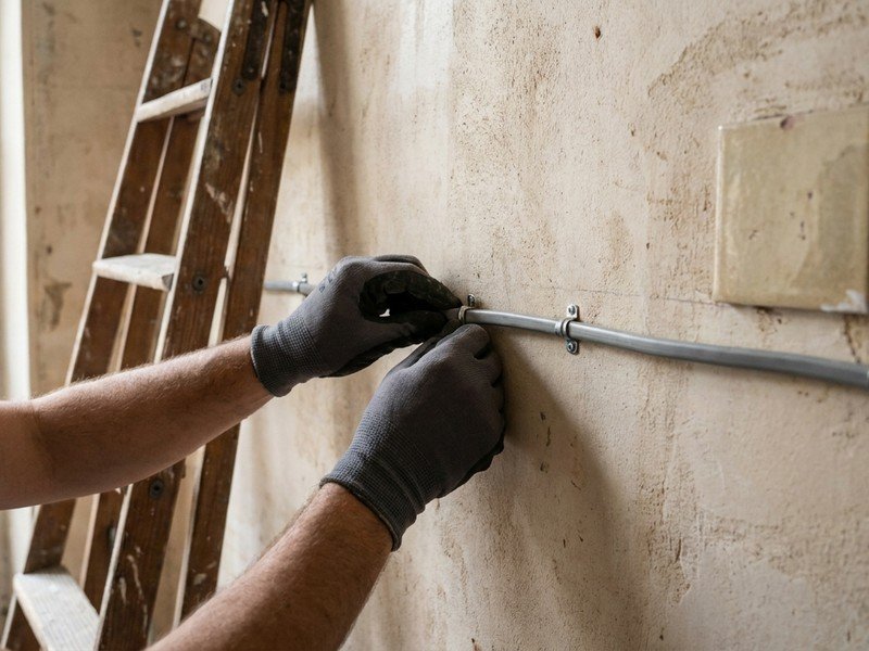 Rénovation électrique complète par étapes d'un appartement en copropriété à Vénissieux
