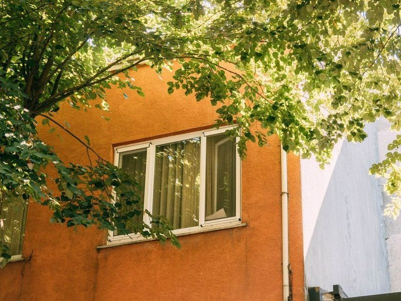 Menuiserie aluminium posée sur une façade à l'ombre des arbres à Lentilly, choisie pour résister à l'humidité du couvert végétal