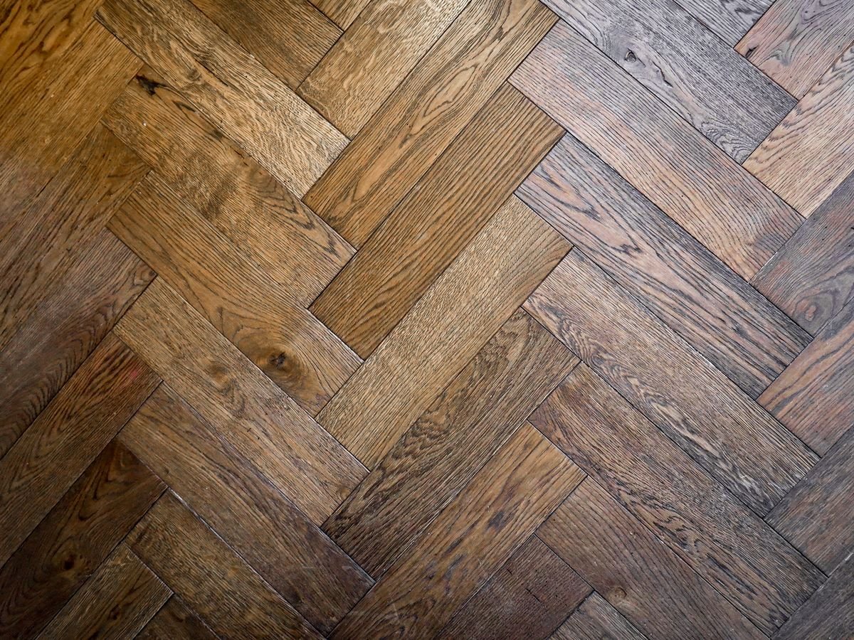 Parquet posé en point de Hongrie dans un appartement ancien à Lyon