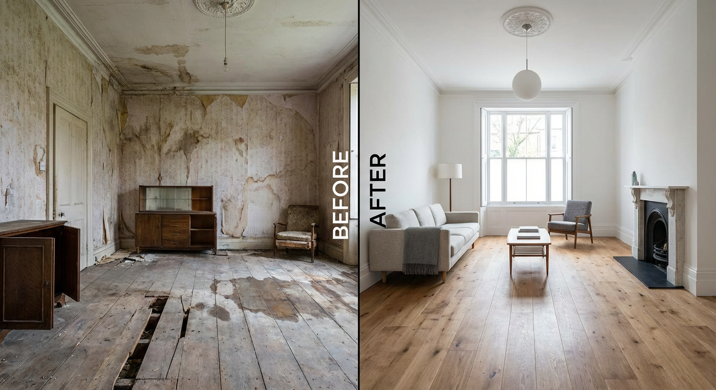 Avant rénovation salle de bain Lyon